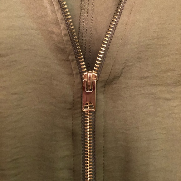 Olive green lightweight bomber jacket - Picture 3 of 4